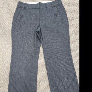 Loft Julie trouser, curvy navy-blue tweed, size 12